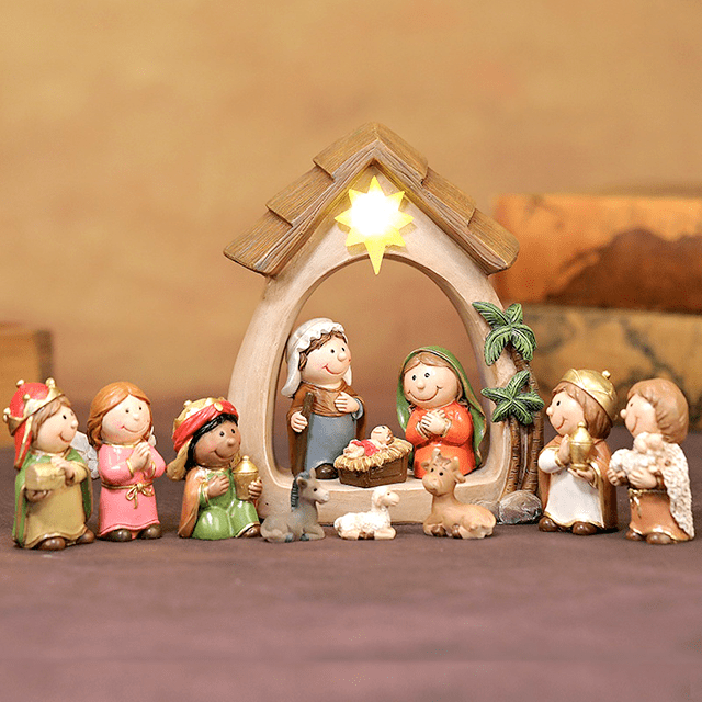 El Nacimiento de Cristo - Conjunto Educativo de Belén Navideño